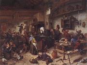 Jan Steen, A Shool for boys and girls
